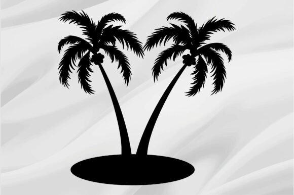 Beach Tree Silhouette Vector Review