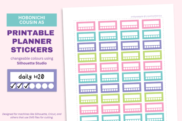 Habit Tracker Planner Stickers Hobonichi