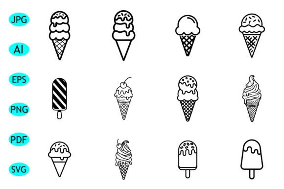 Ice Cream Icon Set Bundle Review