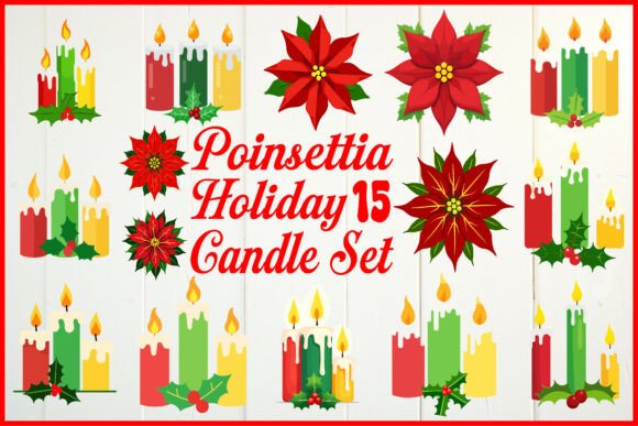 Poinsettia Holiday Candle Embroidery Review