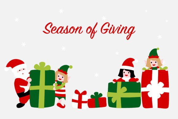 Santa and Elf with Christmas Gift Card Review