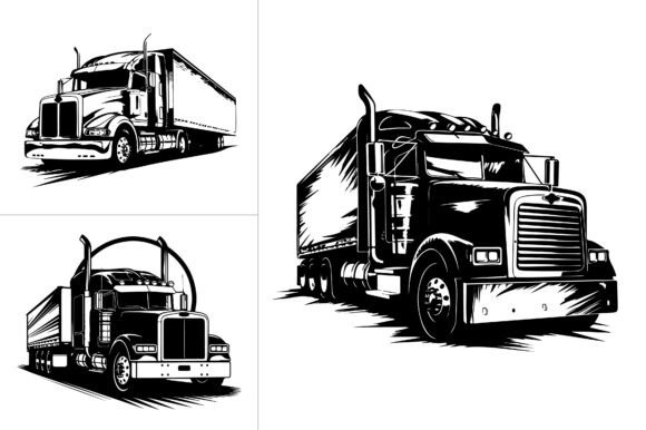 Semi Truck Silhouette Embroidery Review