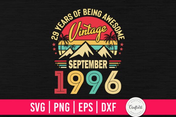 Vintage 1996 September 29th Birthday Review