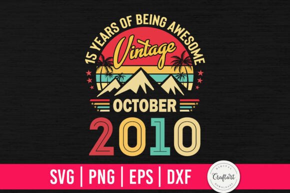 Vintage 2010 October 15th Birthday Embroidery Review